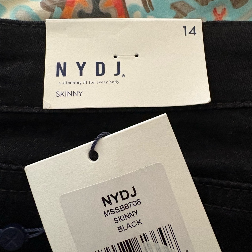NYDJ Black Skinny Jeans